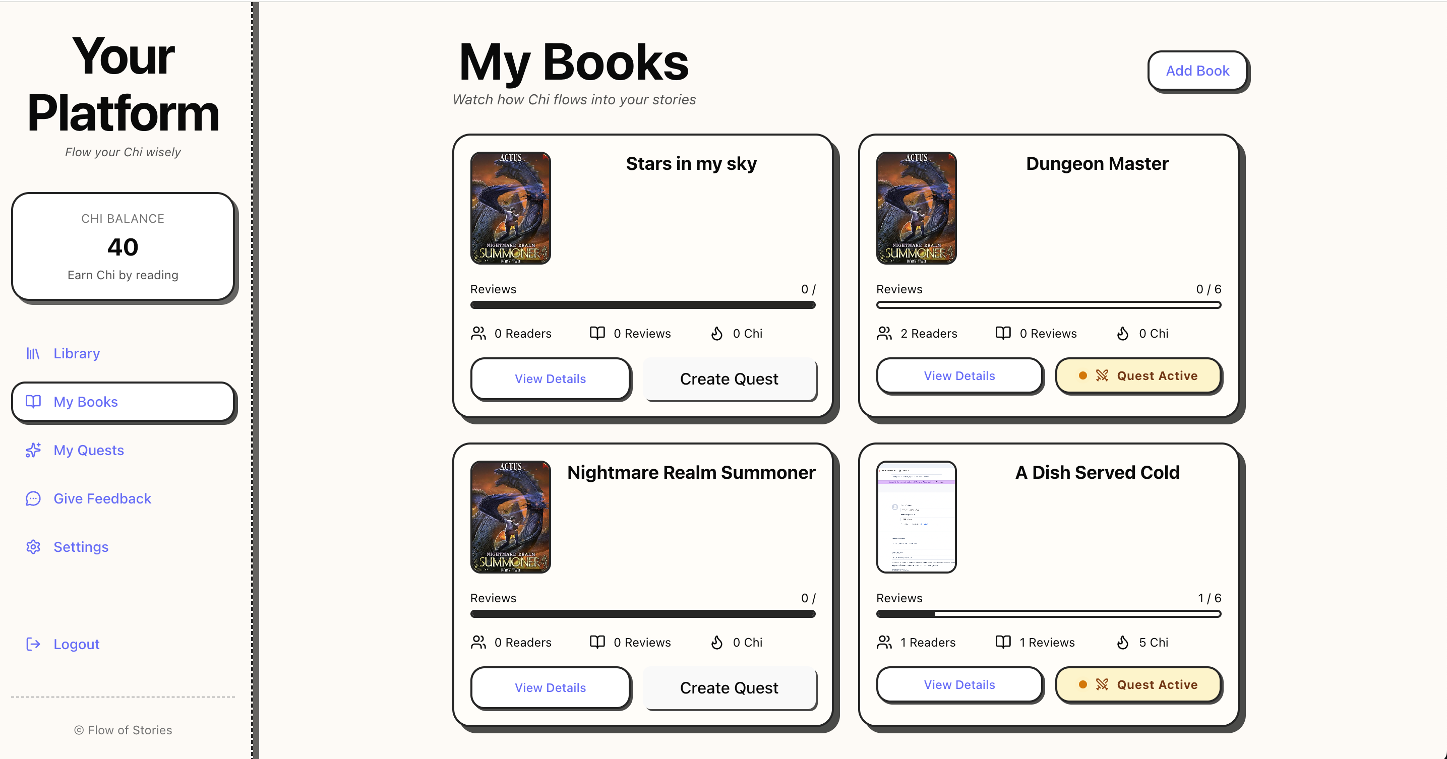 Online bookstore page showing reviews and ratings